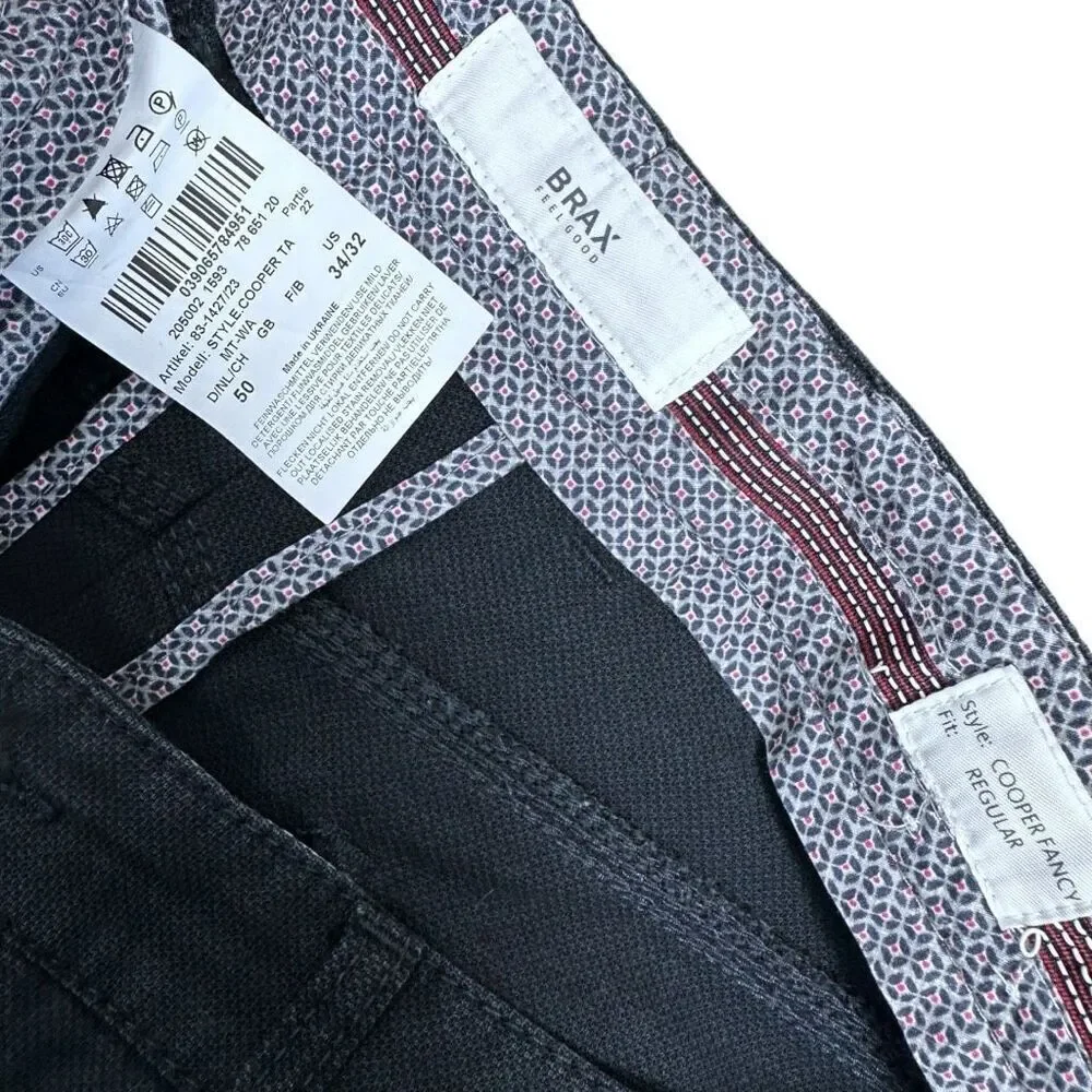 Brax Feel Good Cooper Fancy Blue Regular Fit Men’s 34x32